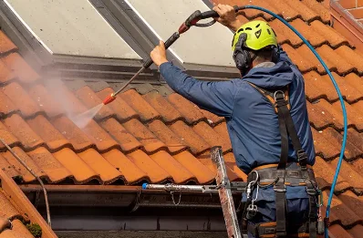 Démoussage et hydrofuge de toiture à Brandérion